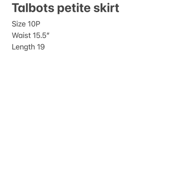 Talbots Gray Mini Pencil Skirt Grey and White Stripe 10 Petite - Picture 8 of 8